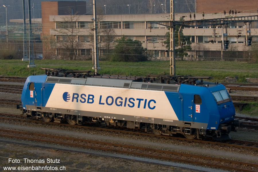 "RSB Logistic" in blau
