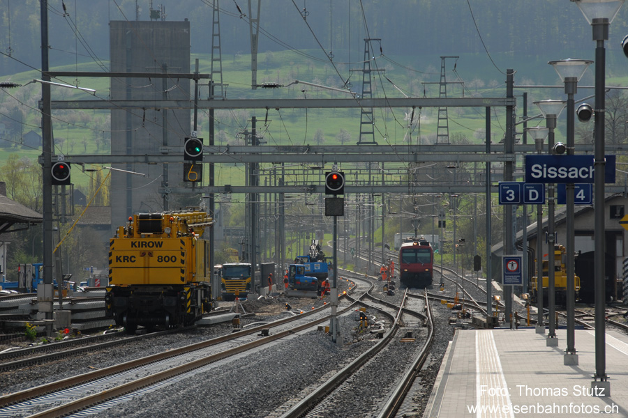 Bauarbeiten Seite Olten
