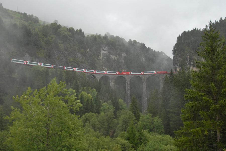 langer Glacier-Express
