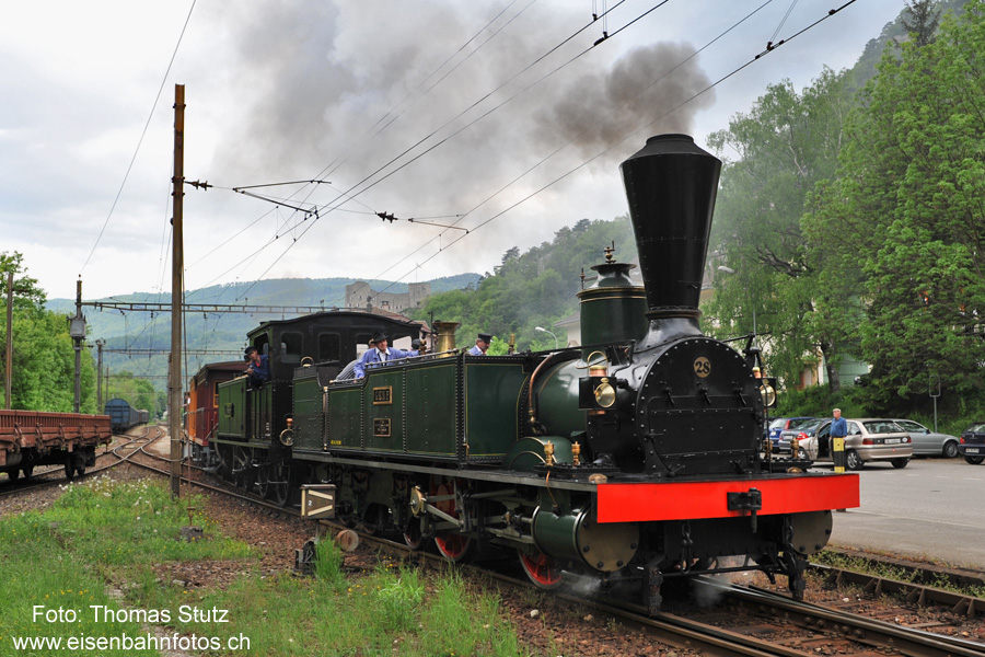 Abfahrt in Klus
