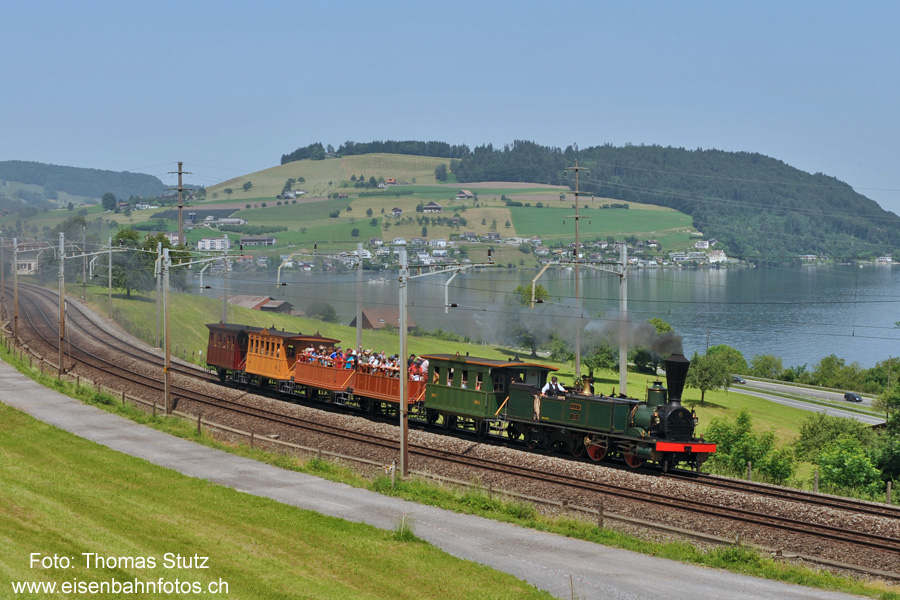 Dampflok "Genf" bei Immensee
