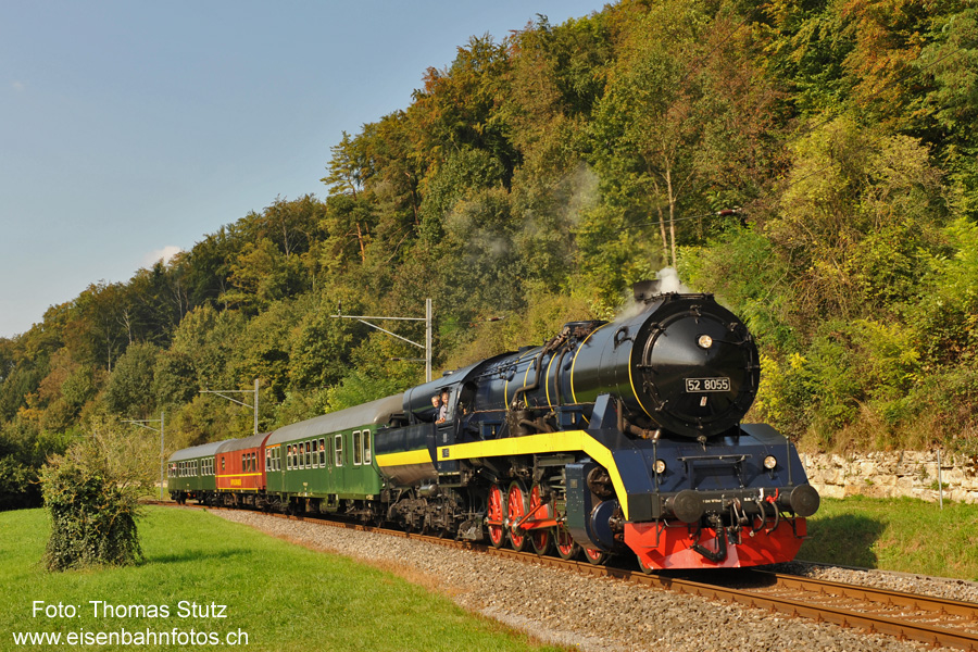 Modern Steam am Hauenstein
Während der nächsten 2 Wochen finden auf der alten Hauensteinlinie täglich Dampffahrten statt.
