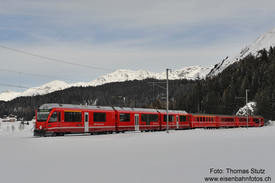 Allegra mit RE Landquart - Davos Platz
