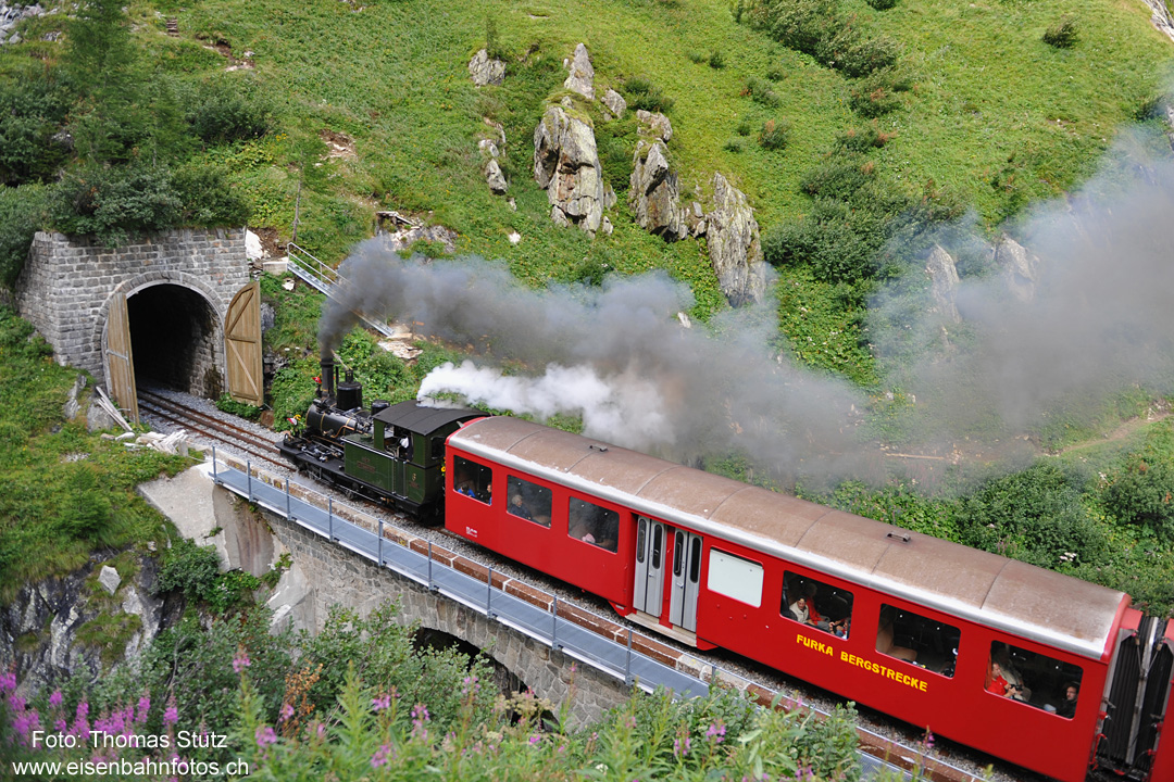 Einfahrt in den Kehrtunnel
