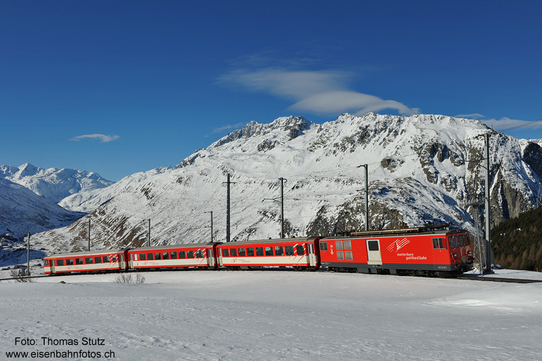 Sportzug oberhalb Andermatt
