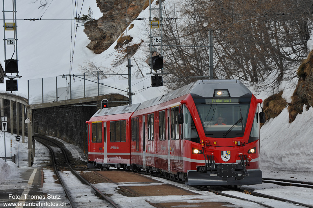 Abnahmefahrt in Alp Grüm
