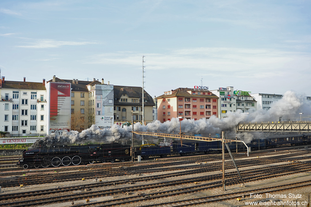 Ausfahrt in Basel SBB
