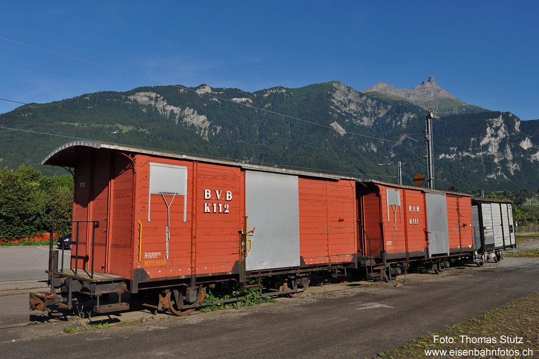 Güterwagen in Bex
