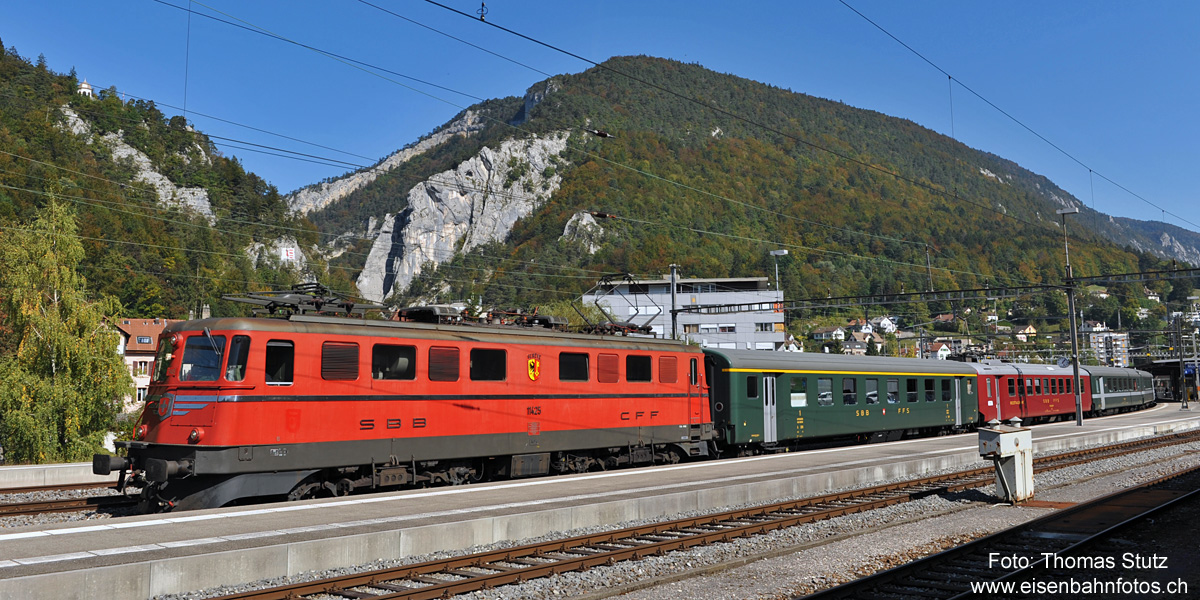 Abfahrt des Extrazuges
