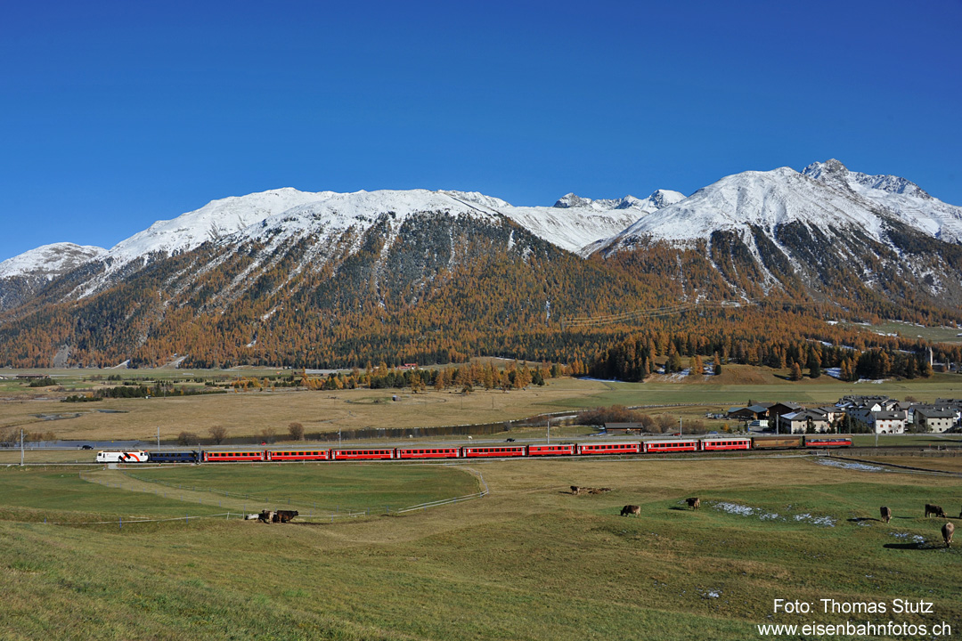 RE mit Speise- und Güterwagen
