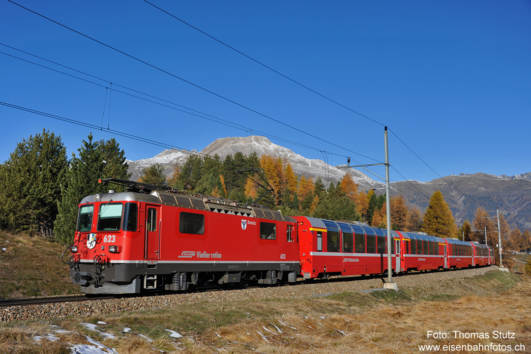 Ge 4/4 II mit Bernina-Express
