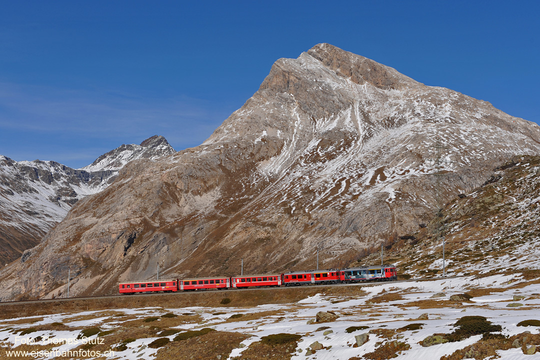 2 ABe 4/4 III mit Piz Alv
