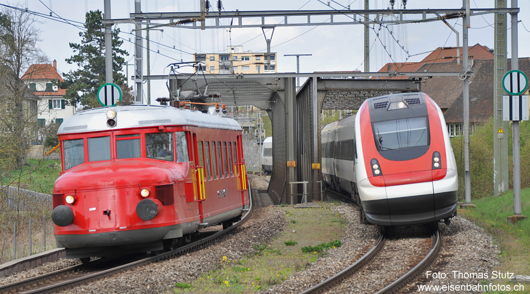 Roter Pfeil + ICN
Wenige Sekunden später (oder früher?) trat der gleiche Effekt nochmals auf ...
