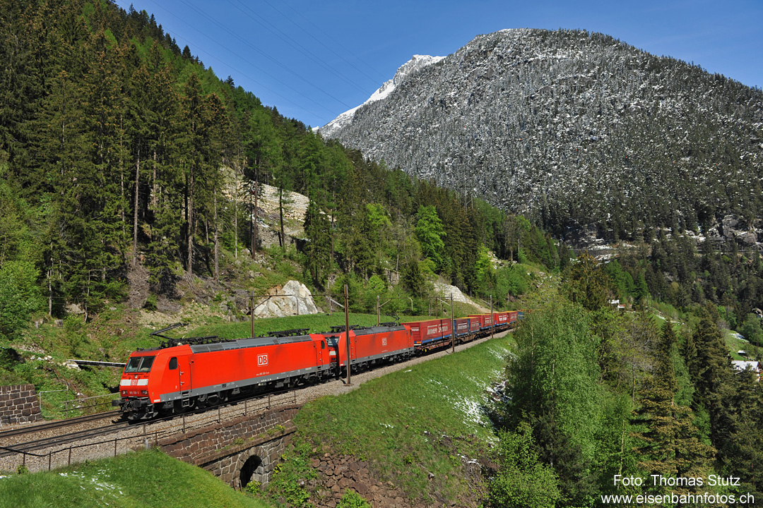 2 x DB 185 mit "Winner"-Zug
