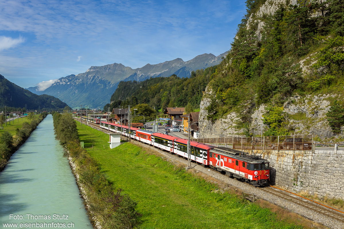 Kreuzung in Brienzwiler
