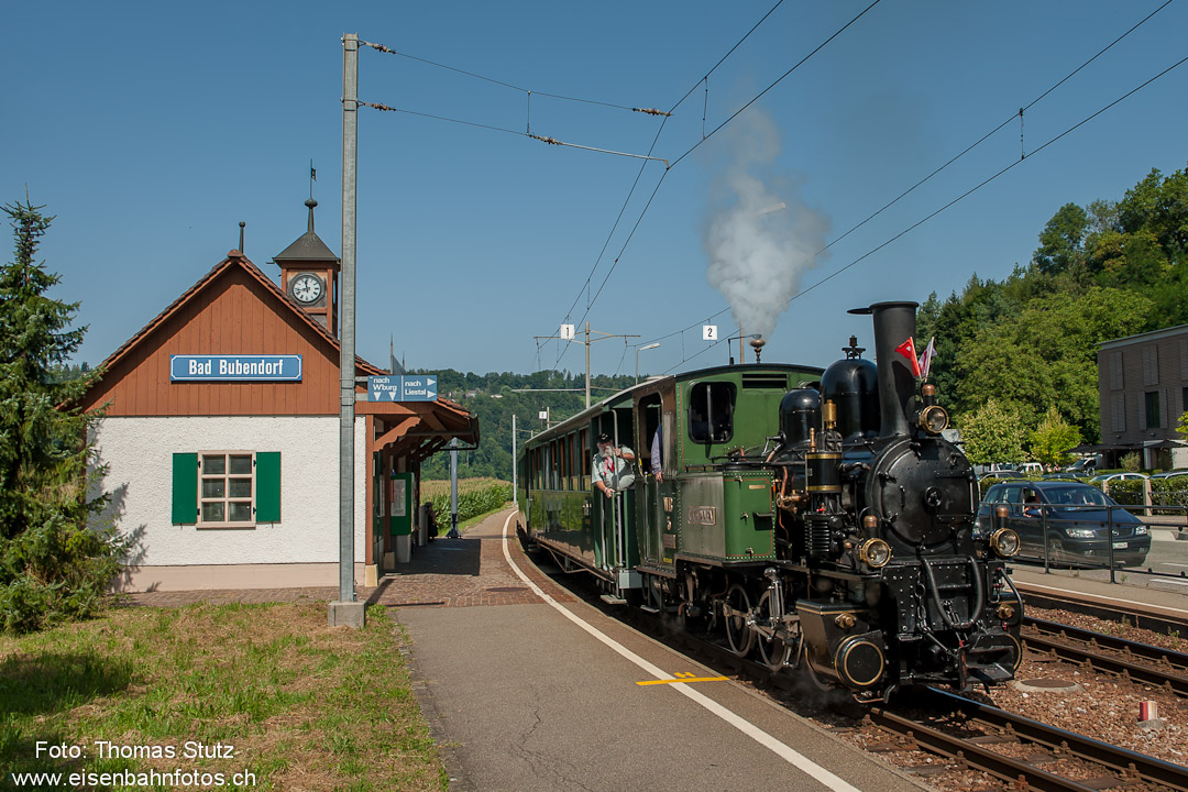 Abfahrt in Bad Bubendorf
