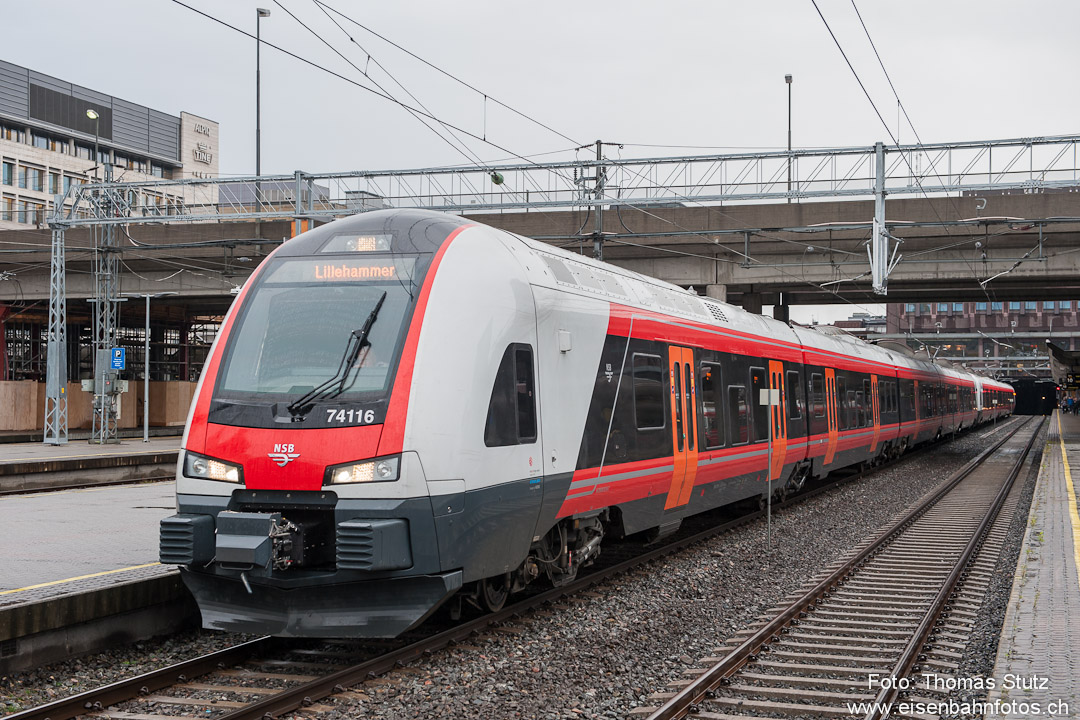 Doppeltraktion in Oslo S
