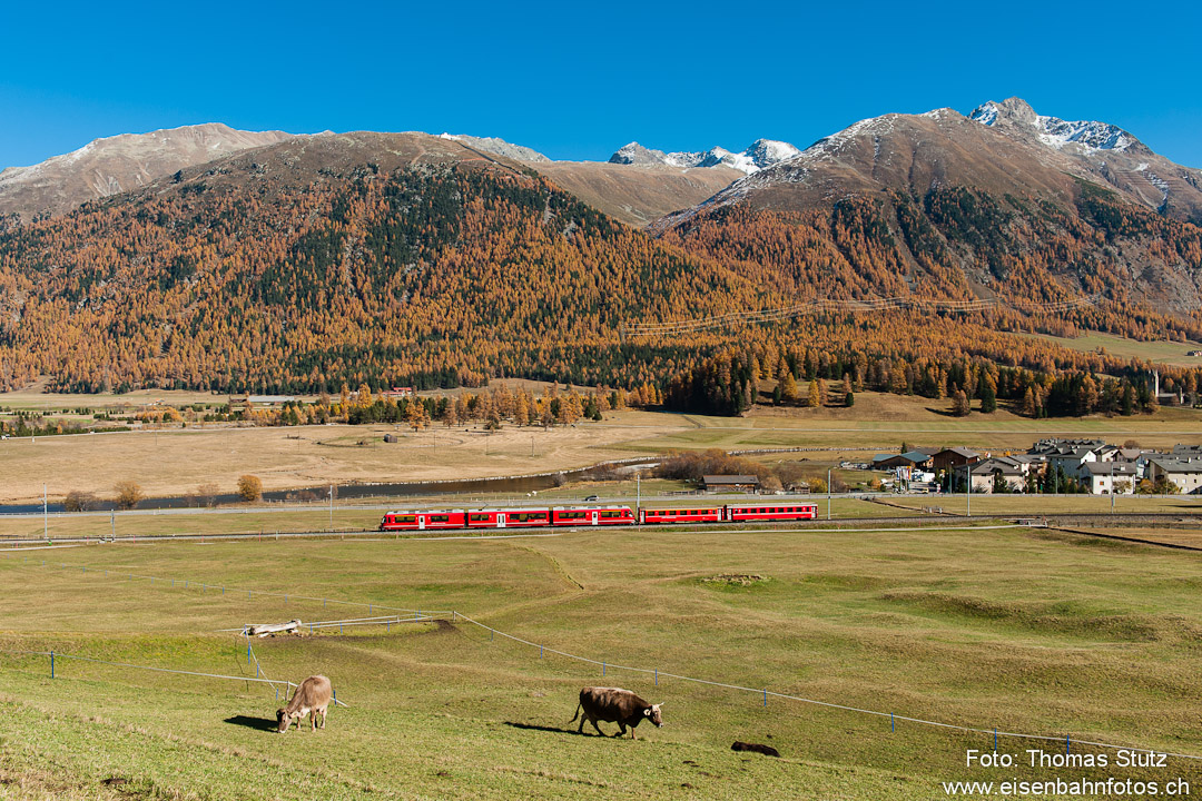 Allegra als RE St. Moritz - Landquart
