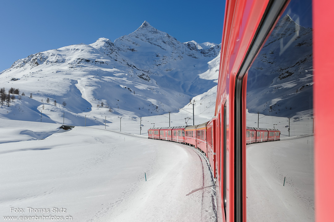 unterwegs Richtung Ospizio Bernina
