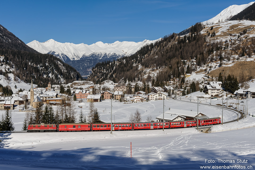 Leerfahrt Schlittelzug
