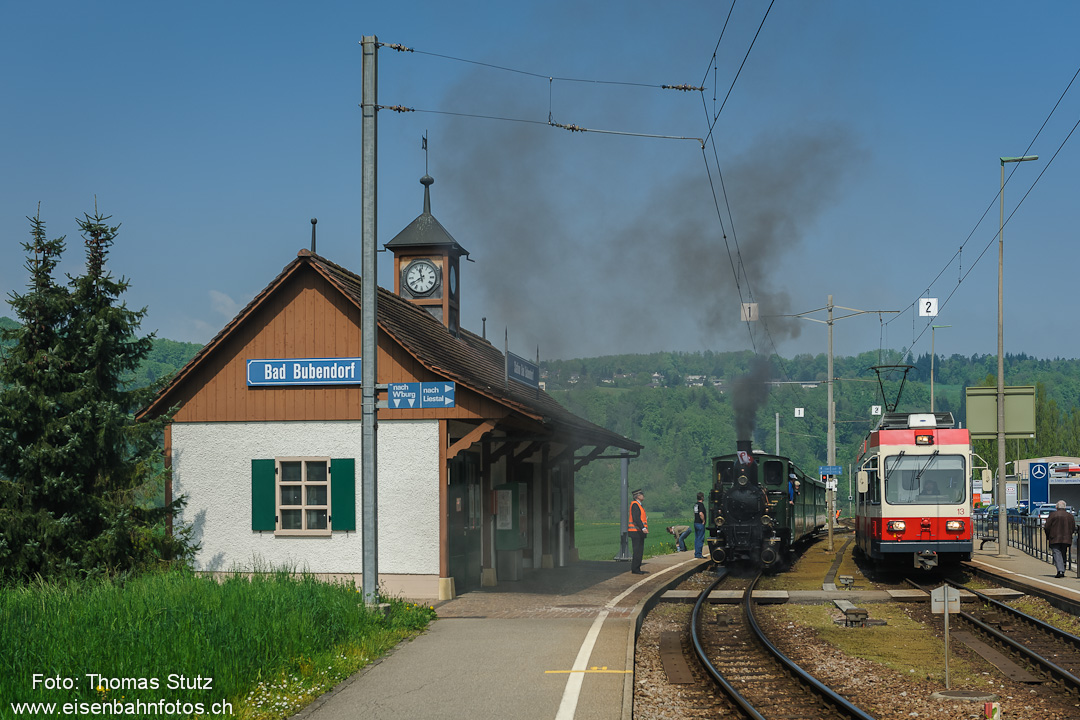 Überholung durch Pendelzug
