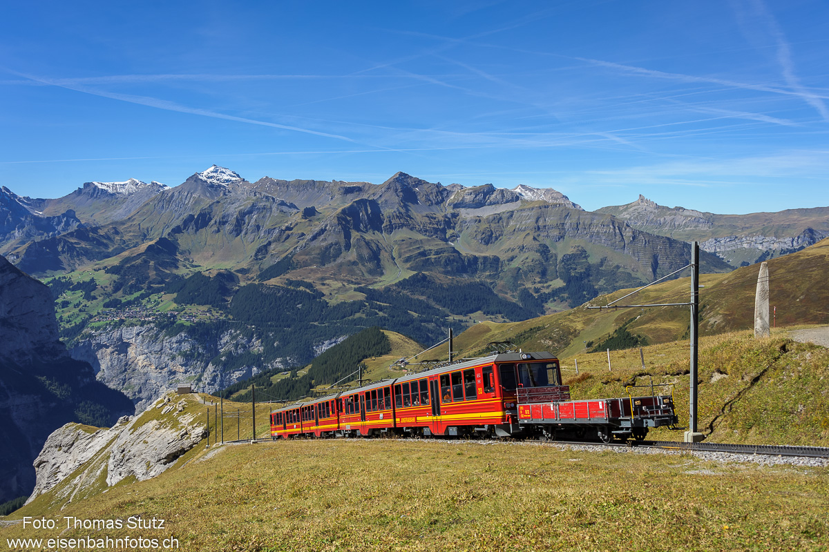 Blick Richtung Mürren / Schilthorn
