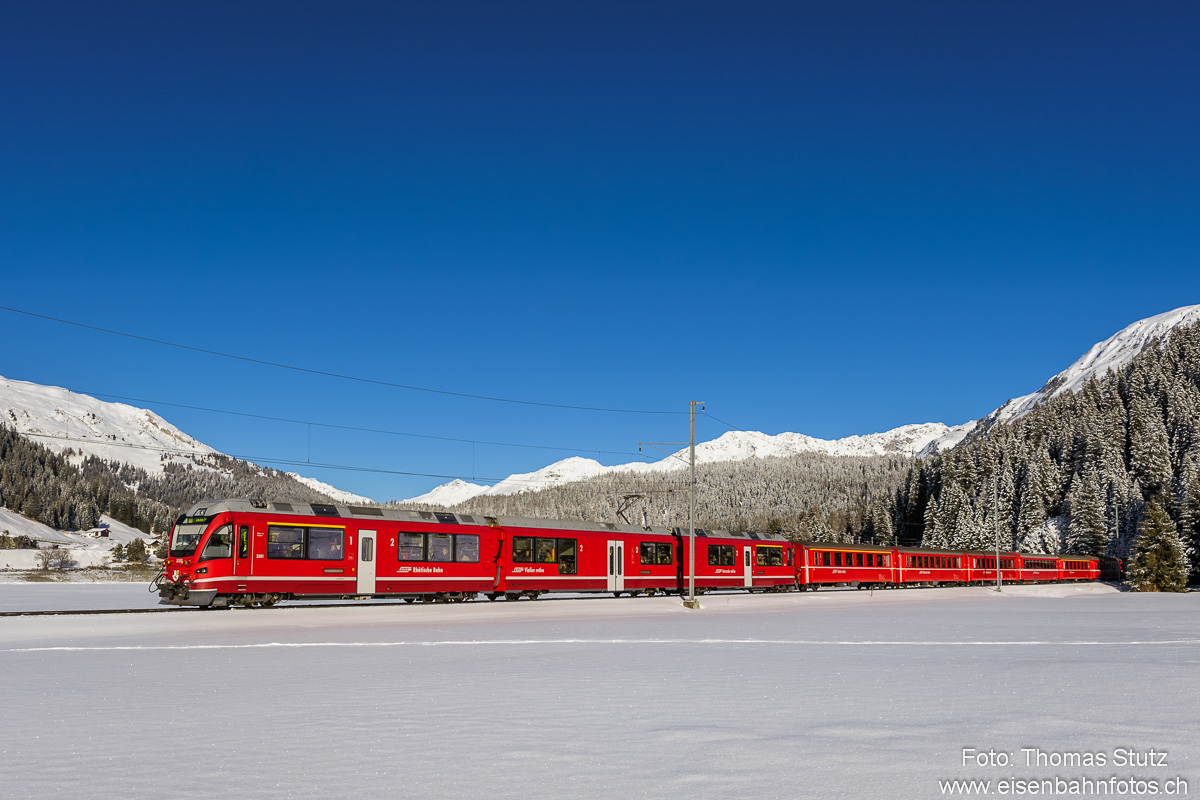 RE kurz vor Davos Dorf
