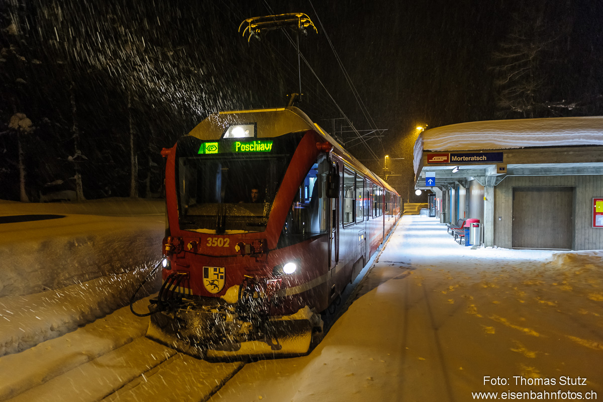 Morteratsch bei Nacht
