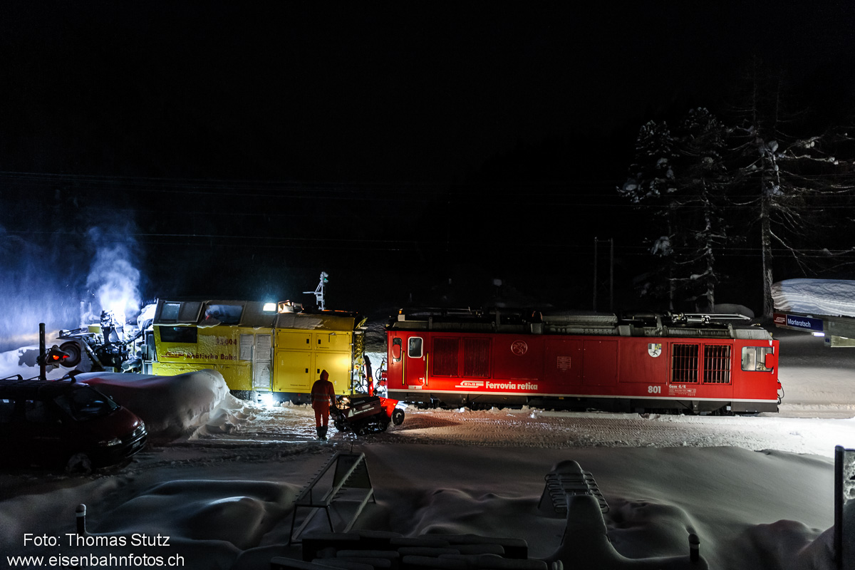 5.35 Uhr: Schneeschleuder
