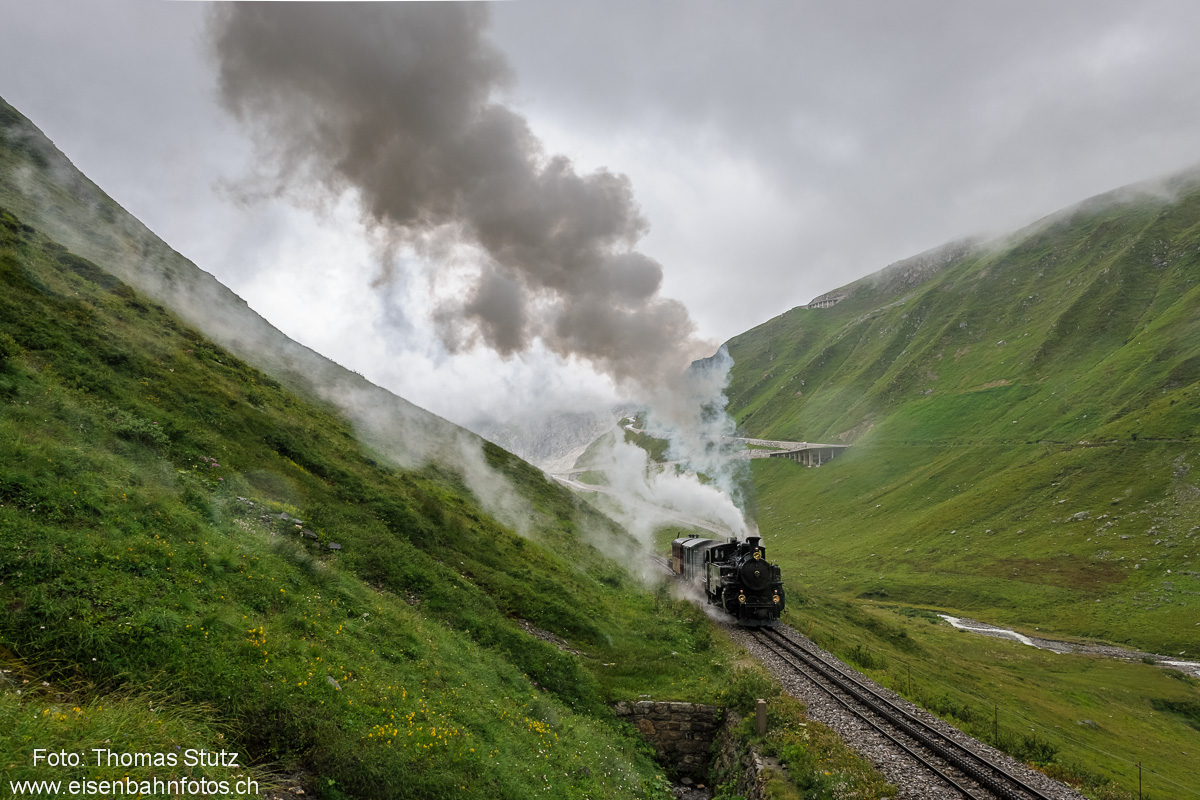 Rückfahrt Richtung Realp

