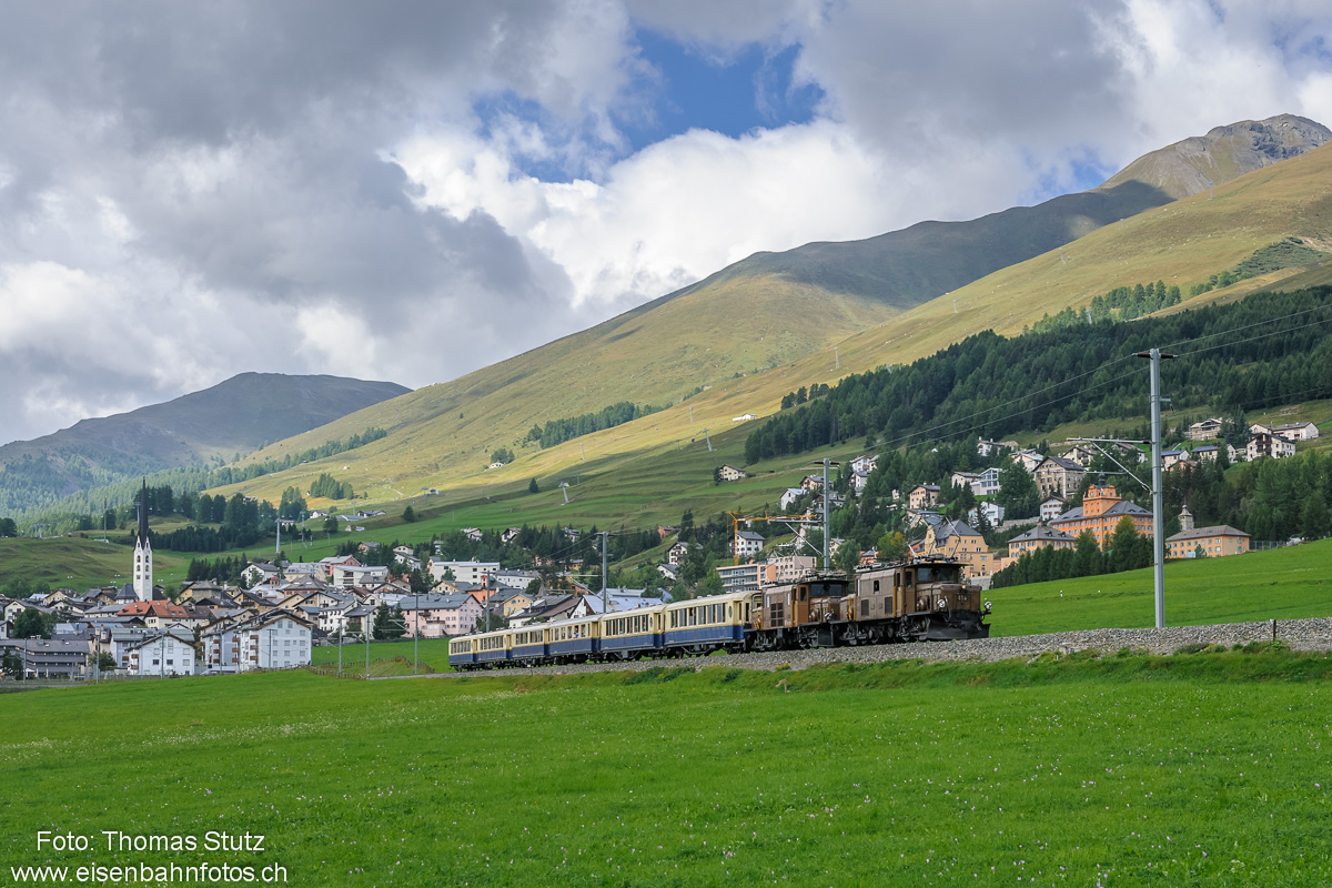 Krokodil-Doppeltraktion bei Zuoz
