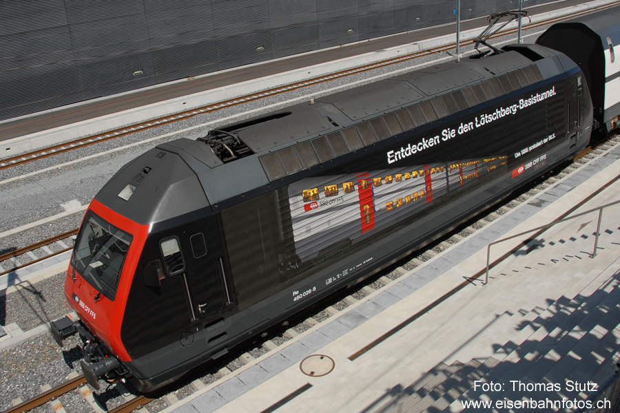 "Entdecken Sie den Lötschberg-Basistunnel."
