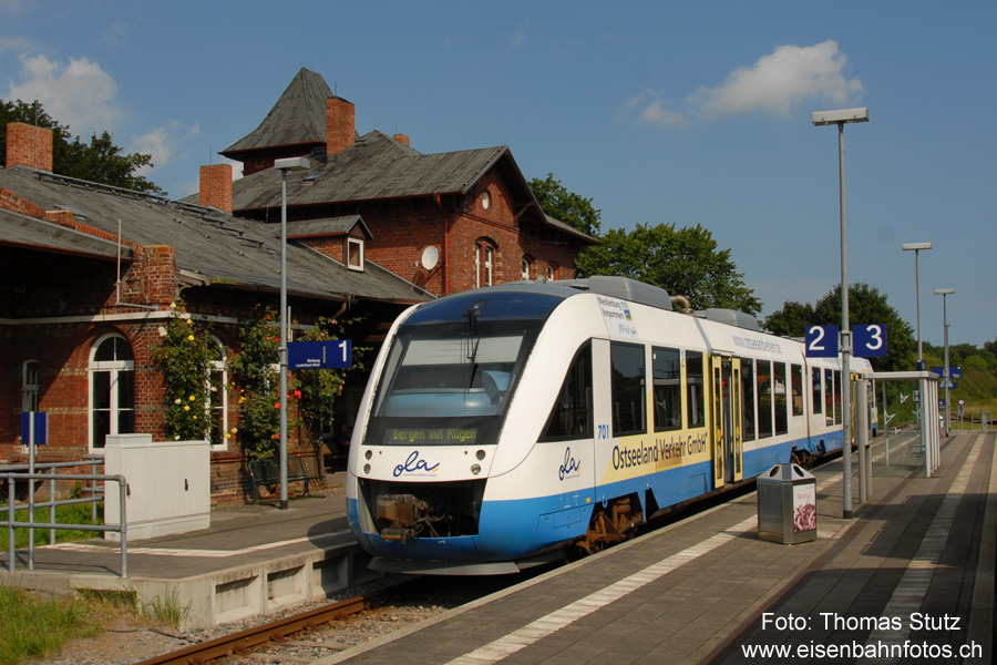 Dieseltriebwagen der ola (Ostseeland Verkehr GmbH)
