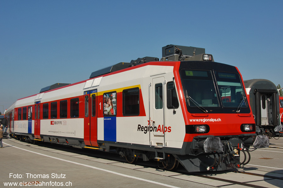 Domino mit Anschriften "RegionAlps"
