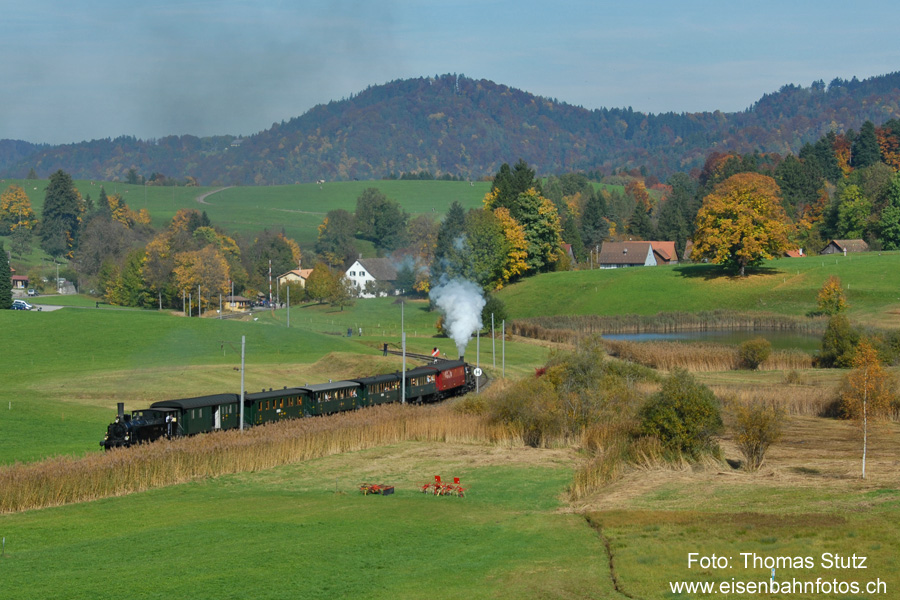 Dampfzug bei Neuthal
