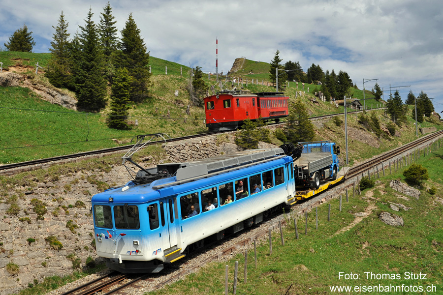 Parallelfahrt Richtung Staffel
