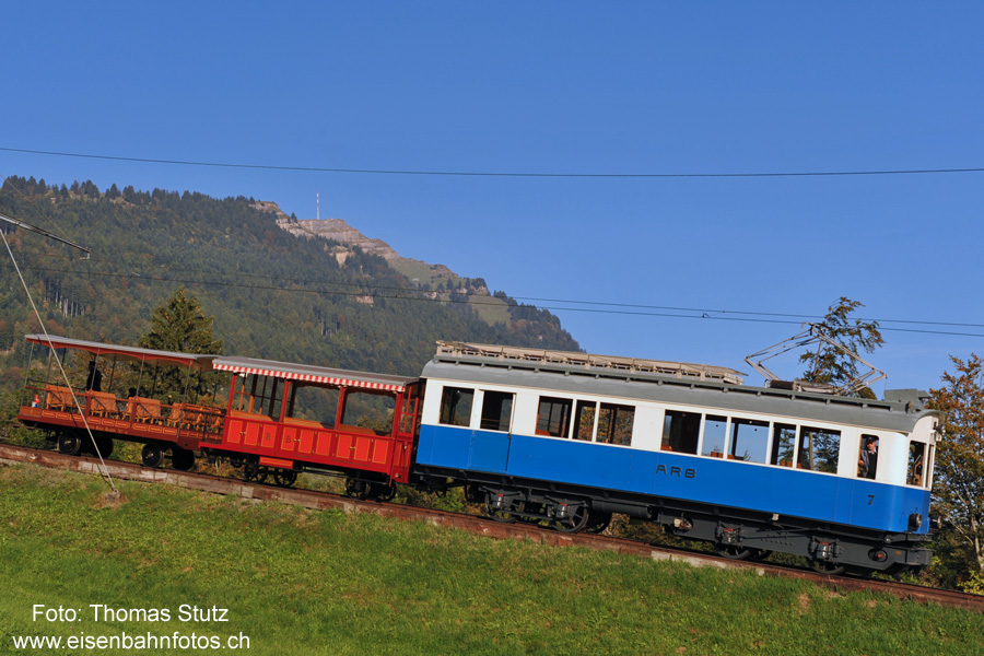 Fotohalt für Triebwagen ARB 7
