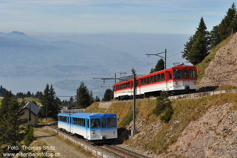 Parallelfahrt zweier Fahrplanzüge
