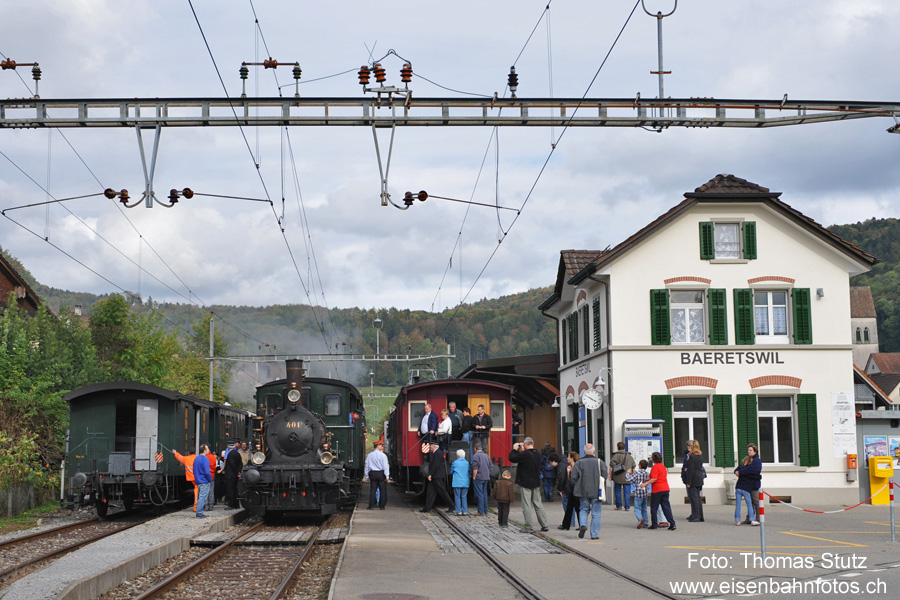 voller Bahnhof in Bäretswil
