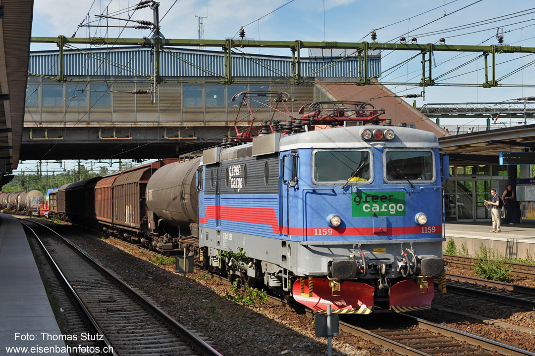 Rc4 mit gemischtem Güterzug
