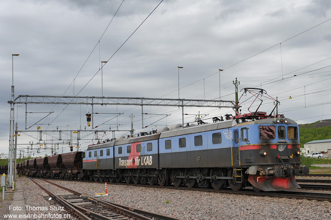 Einfahrt Leerzug aus Narvik
