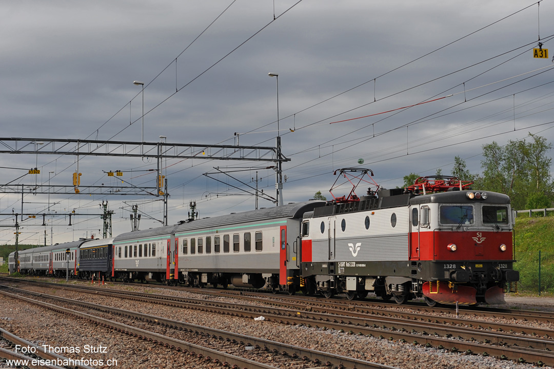 Nachtzug Narvik - Stockholm
