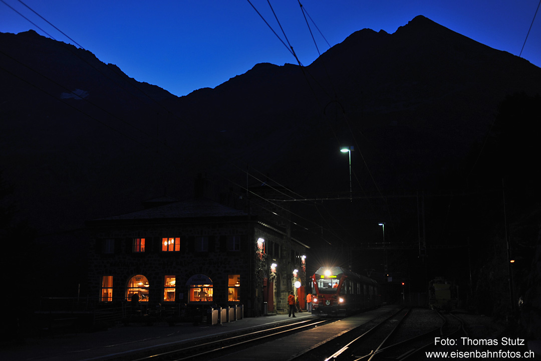 letzer Zug des Tages
