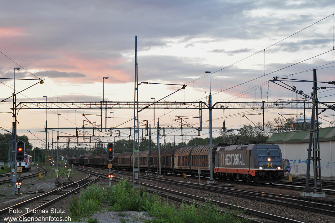 Hectorrail mit Güterzug
