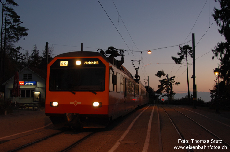 SZU nach Sonnenuntergang
