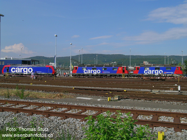 3 x Cargo nebeneinander
Die grosse "Cargo-Parade" in der Übersicht: 482 016-3, 620 065-3 und 421 375-7.
