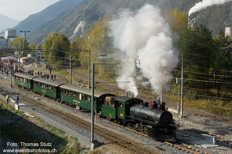 Dampfzug mit G 4/5 108
Schnupperfahrt "Rätien"
