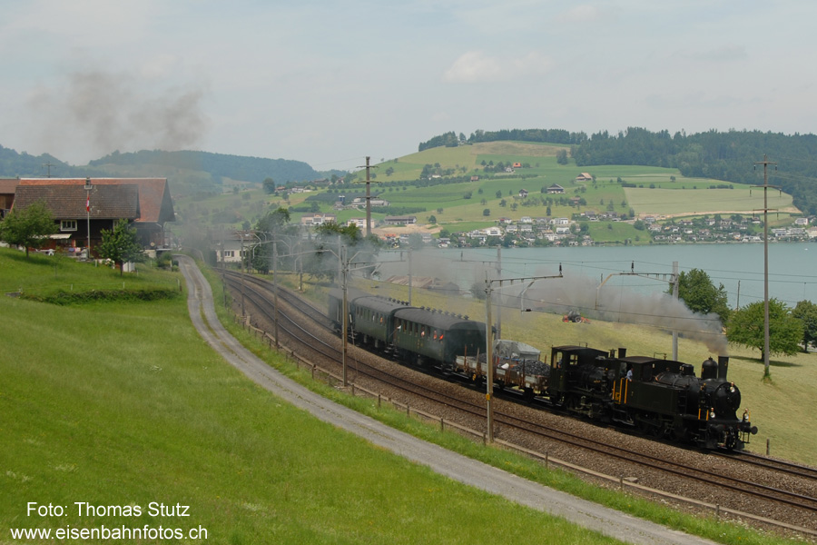 Dampfzug bei Immensee ...
