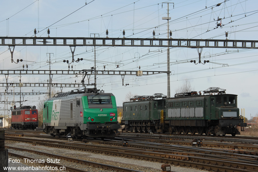 Ae 4/7 mit DB- und SNCF-Lok
