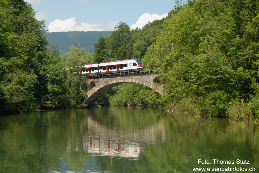 FLIRT auf oberer Chessilochbrücke
